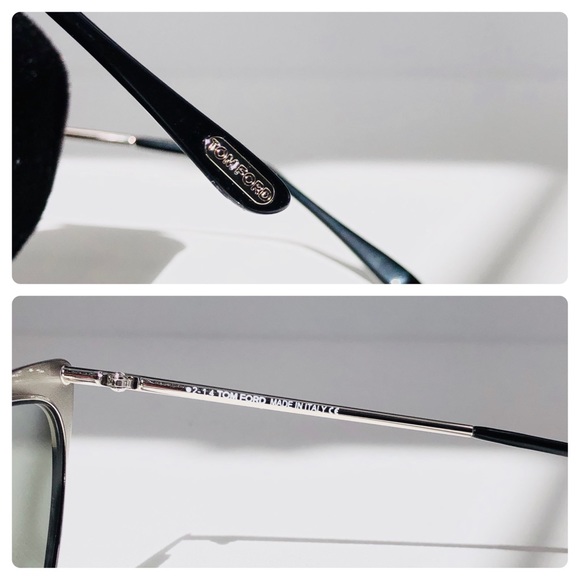 New TOM FORD Nastasya Silver Cat Eye Sunglasses - Picture 8 of 16